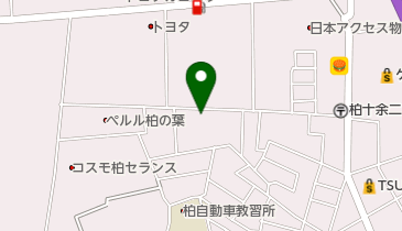 柏さくら幼稚園の地図画像