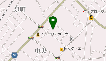 柏幼稚園の地図画像