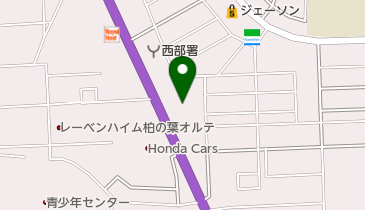 きたかしわ幼稚園の地図画像