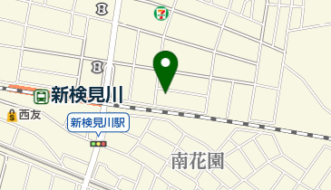 花園幼稚園の地図画像