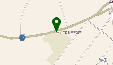 かずさ自動車教習所の地図画像