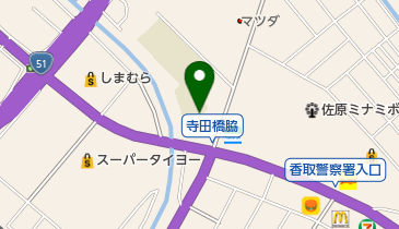 佐原自動車教習所の地図画像