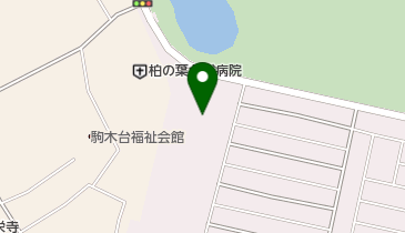 国土交通大学校柏研修所の地図画像
