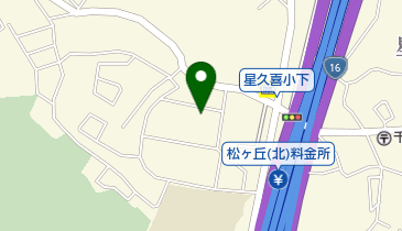 千葉市星久喜保育所の地図画像