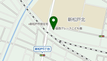 小金西グレースこども園の地図画像