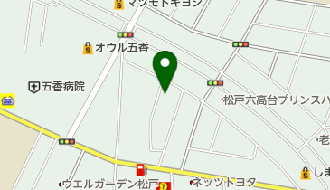 松戸市立六実保育所の地図画像