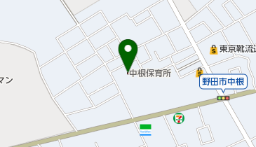 野田市立中根保育所の地図画像