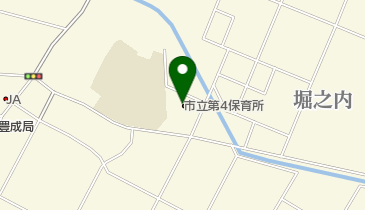 東金市立豊成こども園の地図画像