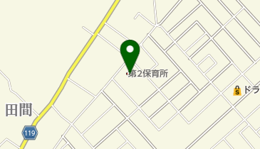 東金市立第2保育所の地図画像