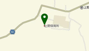 勝浦市立上野保育所の地図画像