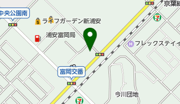 浦安市立富岡保育園の地図画像