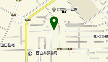 白井市立清水口保育園の地図画像