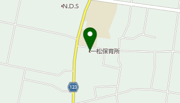 一松こども園の地図画像