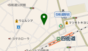 かるがも保育園四街道園の地図画像