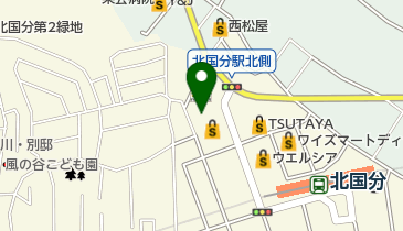 AIAI NURSERY北国分の地図画像