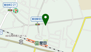 千葉誉田雲母保育園の地図画像