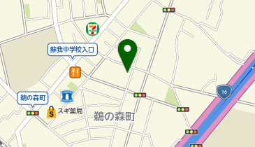 千葉蘇我雲母保育園の地図画像