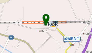 個別指導イクシア成東校の地図画像