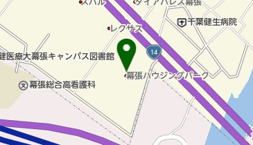 幕張ハウジングパークの地図画像