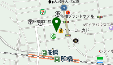 イトーヨーカドー船橋店の地図画像