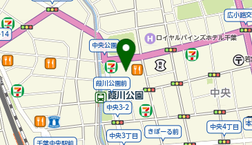 西友千葉中央店の地図画像
