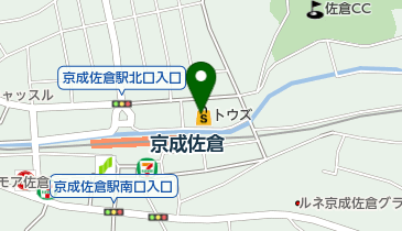 トウズ京成佐倉店の地図画像