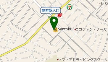 Santoku四街道店の地図画像