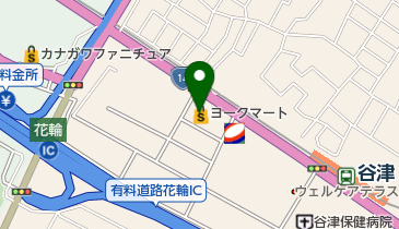 ヨークマート谷津店の地図画像