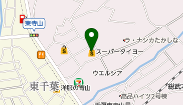 スーパータイヨー千葉店の地図画像