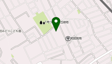 ベルクス柏つくしが丘店の地図画像