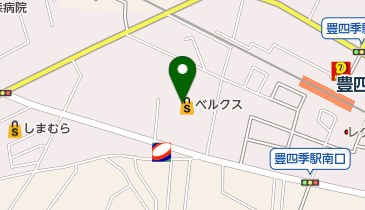ベルクス新豊四季店の地図画像