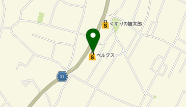 ベルクス市川宮久保店の地図画像