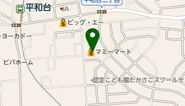 マミーマートマミープラス西平井店の地図画像