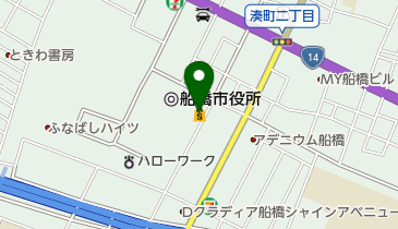 アタック船橋湊町店の地図画像