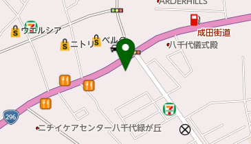 スーパータイヨー八千代店の地図画像