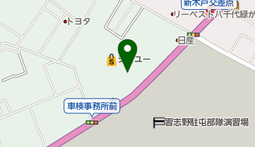 ロピアゆめまち習志野台モール店の地図画像