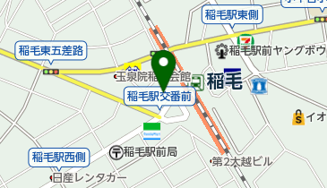 ワイズマート稲毛店の地図画像