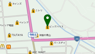 ビッグハウス佐倉寺崎店の地図画像