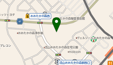 ロピアおおたかの森コトエ店の地図画像