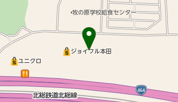 ジョイフル本田千葉ニュータウン店の地図画像