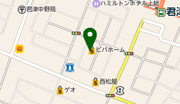 ビバホーム君津店の地図画像