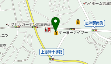 DCM志津店の地図画像