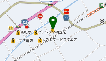 ビバホーム横芝店の地図画像