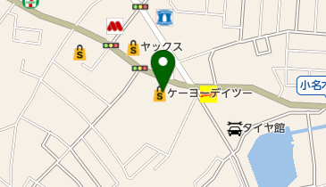 DCM四街道店の地図画像