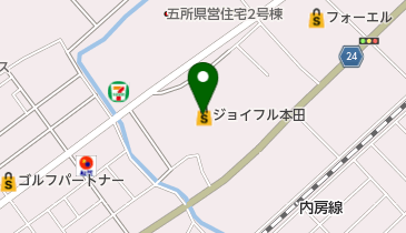 ジョイフル本田市原店の地図画像