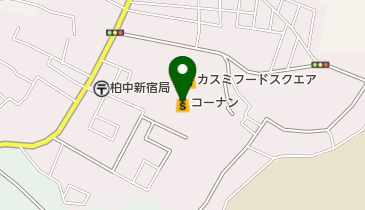 ホームセンターコーナン柏中新宿店の地図画像
