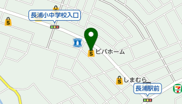 ビバホーム長浦店の地図画像