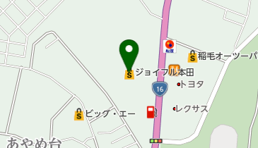 ジョイフル本田千葉店の地図画像