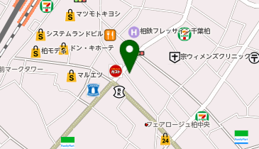 マツモトキヨシ柏店の地図画像