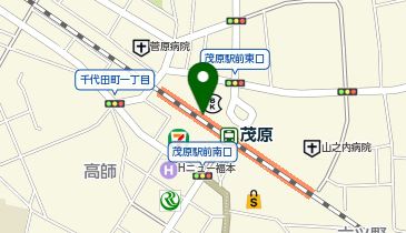 マツモトキヨシアルカード茂原店の地図画像